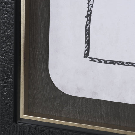 Wild West III by Mercana Studio Hand-Embellished Framed Artwork Matted under Glass from Mercana - Luna Furniture