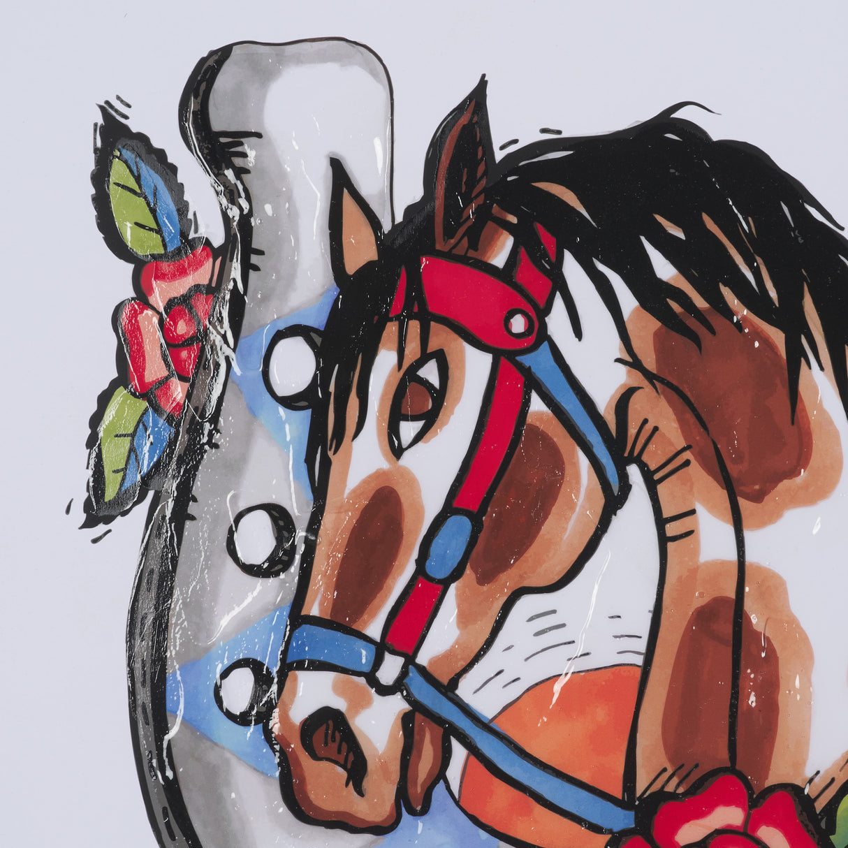 Wild West III by Mercana Studio Hand-Embellished Framed Artwork Matted under Glass from Mercana - Luna Furniture