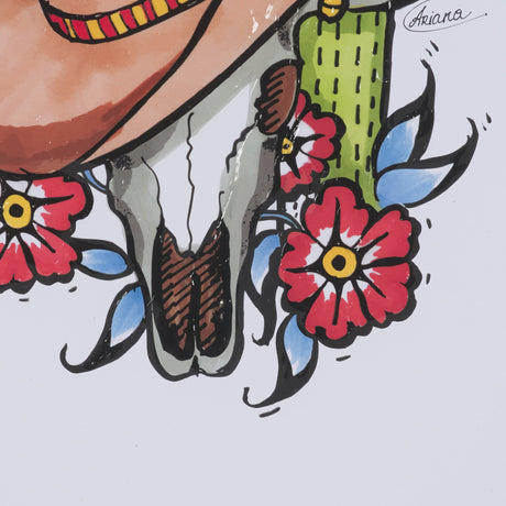 Wild West IV by Mercana Studio Hand-Embellished Framed Artwork Matted under Glass from Mercana - Luna Furniture