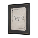 Aces Wild III by Mercana Studio Textured Framed Artwork Matted under Glass from Mercana - Luna Furniture