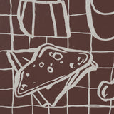 Breakfast Doodles(Set 2) by Jenaya Jackson Hand-Embellished Texture Frame Artwork Matted under Glass from Mercana - Luna Furniture