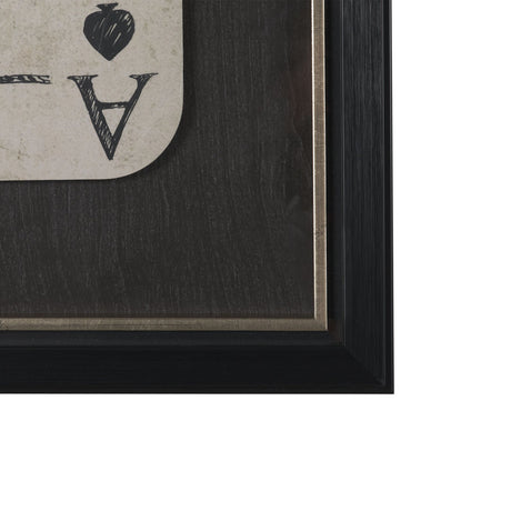 Aces Wild II by Mercana Studio Textured Framed Artwork Matted under Glass from Mercana - Luna Furniture