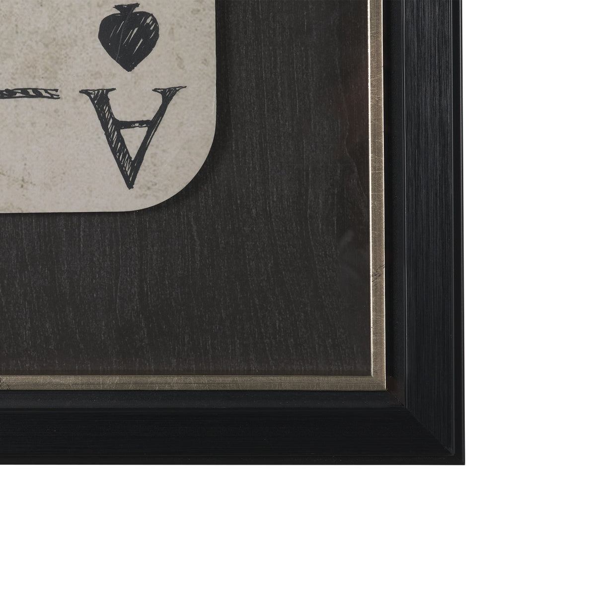 Aces Wild III by Mercana Studio Textured Framed Artwork Matted under Glass from Mercana - Luna Furniture