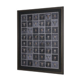 Forty-Eight by Natalia Boychenko-Tariq Hand-Embellished Textured Framed Artwork Matted under Glass from Mercana - Luna Furniture