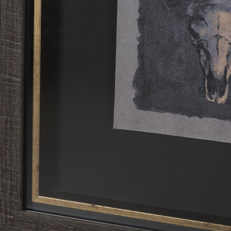 Forty-Eight by Natalia Boychenko-Tariq Hand-Embellished Textured Framed Artwork Matted under Glass from Mercana - Luna Furniture