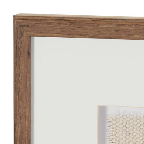 Papua Necklace I by Mercana Studio Hand-Embellished Textured Framed Artwork Matted under Glass from Mercana - Luna Furniture