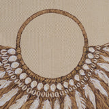 Papua Necklace II by Mercana Studio Hand-Embellished Textured Framed Artwork Matted under Glass from Mercana - Luna Furniture