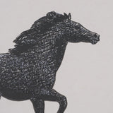 Zwarte Paarden (Set of 2) by Leo Gestel Hand-Embellished Framed Artwork Matted under Glass from Mercana - Luna Furniture