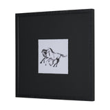 Fluid Gallop by Santhosh ch Hand-Embellished Framed Artwork Matted under Glass from Mercana - Luna Furniture
