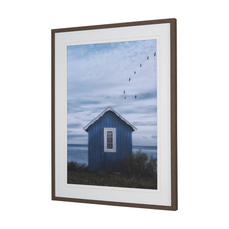 Breezy Blue Escape by Lotte Gronkjaer FramedPhoto Print Matted under Glass from Mercana - Luna Furniture