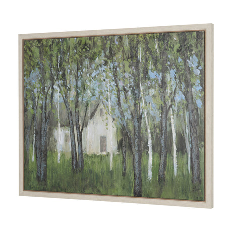 Summer Garden I by Mercana Studio Hand-Embellished Textured Framed Canvas Artwork from Mercana - Luna Furniture