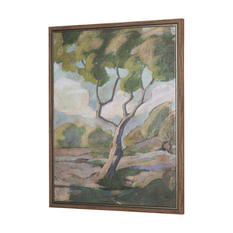 Landscape Tapestry I by Mercana Studio Hand-Embellished Textured Framed Canvas Artwork from Mercana - Luna Furniture