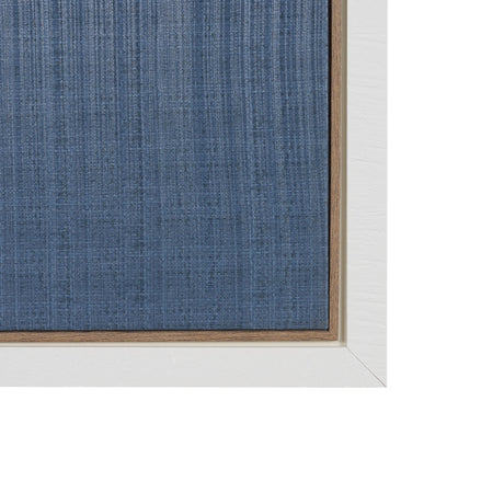 Palm Shadow II (Blue) by Mercana Studio Hand-Embellished Textured Framed Canvas Artwork from Mercana - Luna Furniture