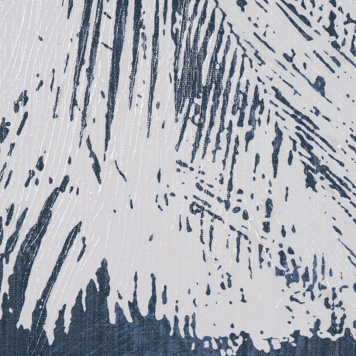 Palm Shadow II (Blue) by Mercana Studio Hand-Embellished Textured Framed Canvas Artwork from Mercana - Luna Furniture
