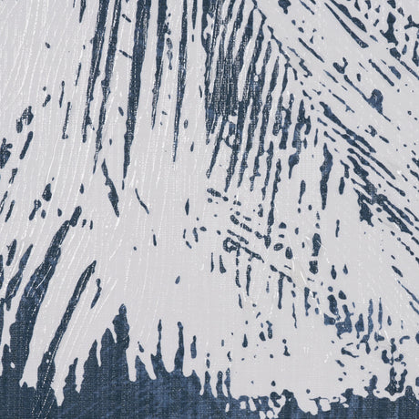 Palm Shadow II (Blue) by Mercana Studio Hand-Embellished Textured Framed Canvas Artwork from Mercana - Luna Furniture