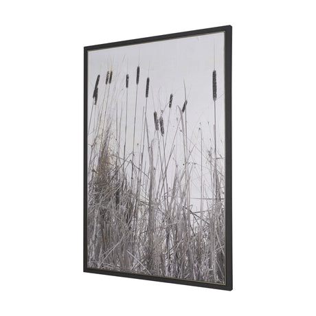 Kate Rushes I by Deborah Revell Hand-Embellished Textured Framed Canvas Artwork from Mercana - Luna Furniture