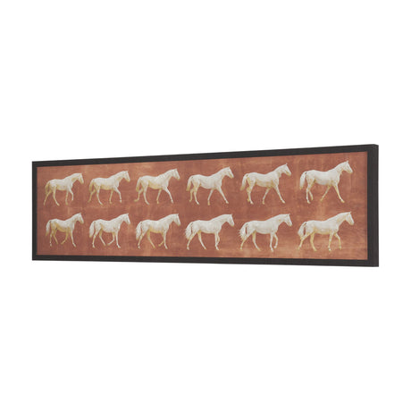 Even Cadence by Eadweard Muybridge Hand-Embellished Textured Framed Canvas Artwork from Mercana - Luna Furniture