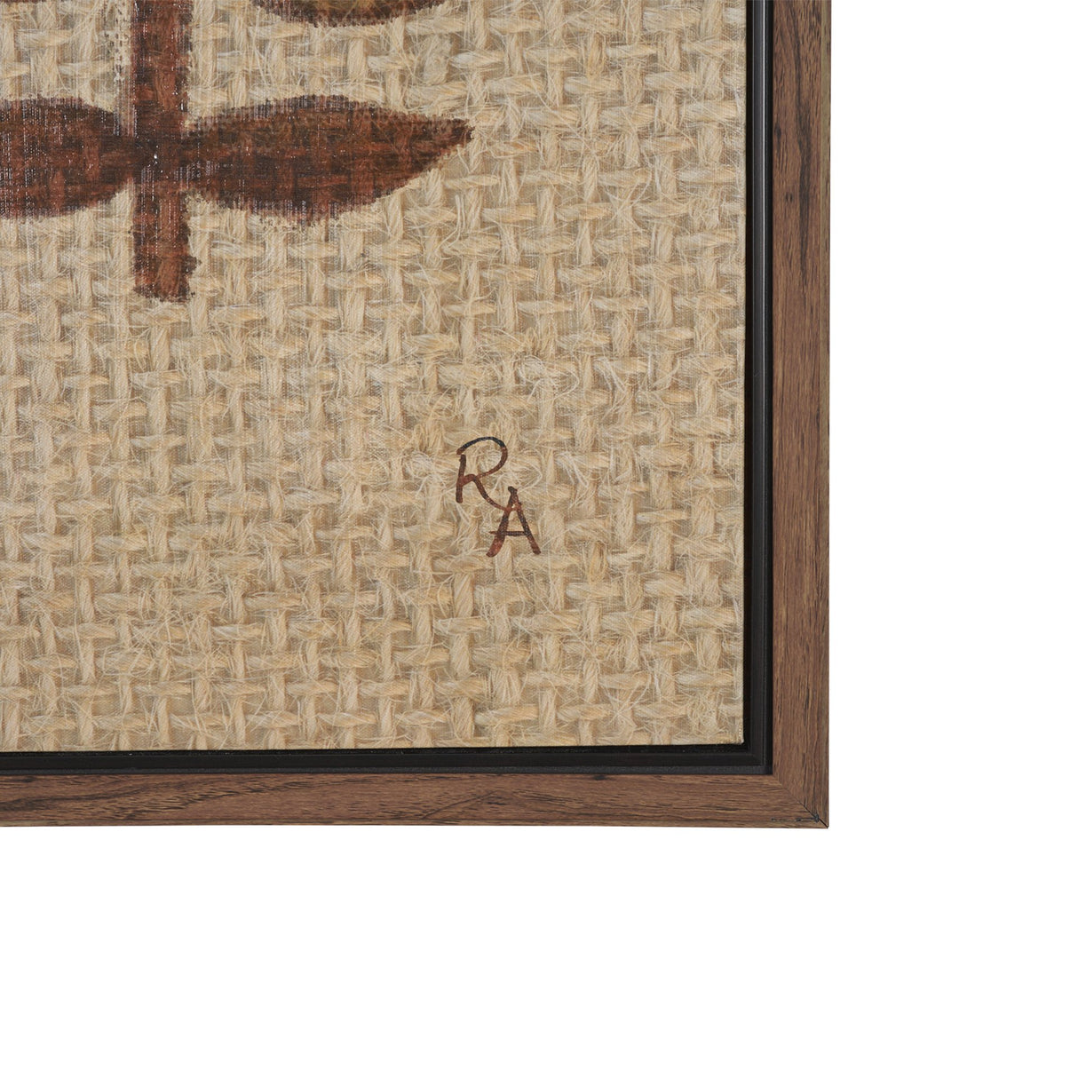 Folk Flowers by Mercana Studio Hand-Embellished Textured Framed Canvas Artwork from Mercana - Luna Furniture