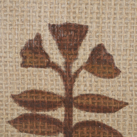 Folk Flowers by Mercana Studio Hand-Embellished Textured Framed Canvas Artwork from Mercana - Luna Furniture