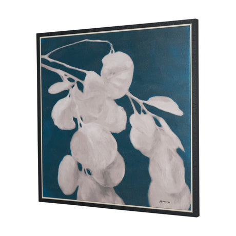 Eucalyptus I by Julianne Marcoux Hand-Embellished Textured Framed Canvas Artwork from Mercana - Luna Furniture
