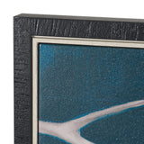 Eucalyptus I by Julianne Marcoux Hand-Embellished Textured Framed Canvas Artwork from Mercana - Luna Furniture