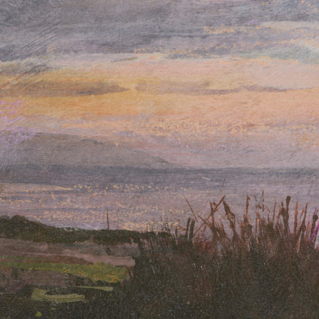 Crescent Sunset I by Mercana Studio Hand-Embellished Textured Framed Canvas Artwork from Mercana - Luna Furniture
