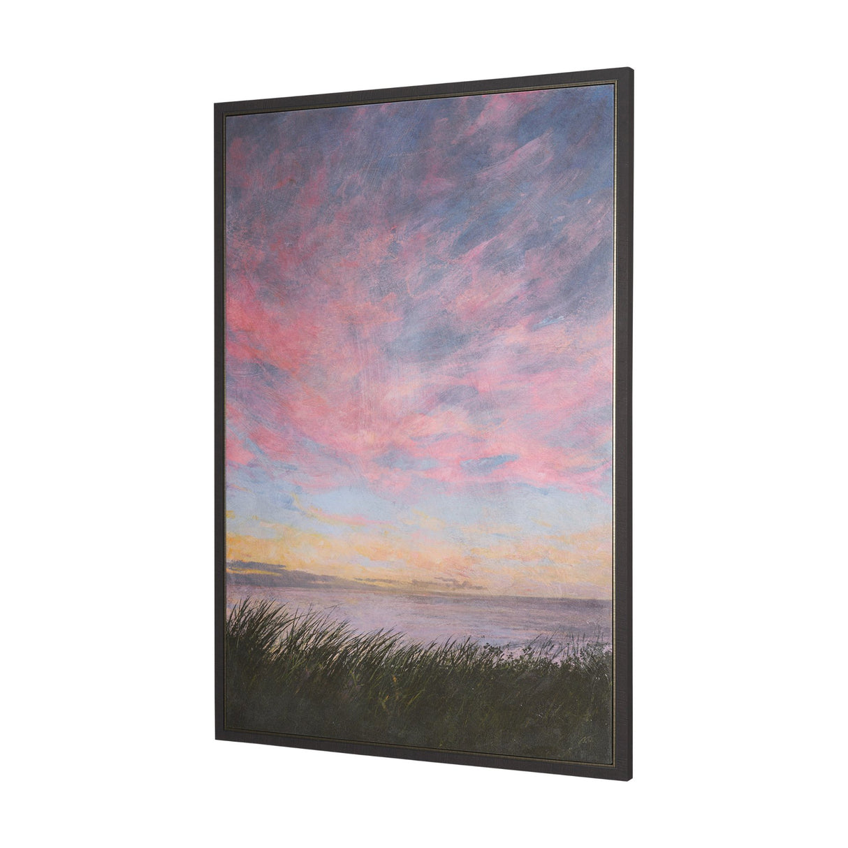 Crescent Sunset II by Mercana Studio Hand-Embellished Textured Framed Canvas Artwork from Mercana - Luna Furniture