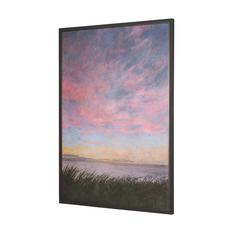 Crescent Sunset II by Mercana Studio Hand-Embellished Textured Framed Canvas Artwork from Mercana - Luna Furniture