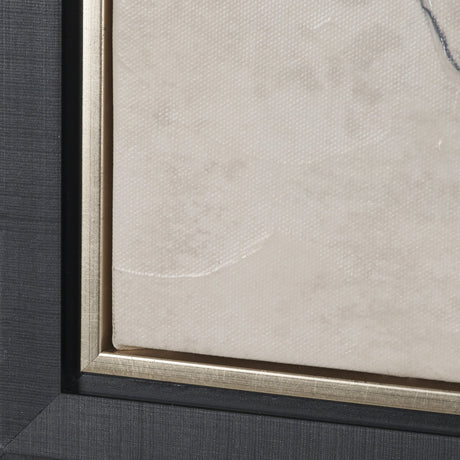 Ginkgo Shadows II by Mercana Studio Hand-Embellished Textured Framed Canvas Artwork from Mercana - Luna Furniture