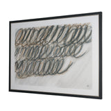Helical by Mercana Studio Hand-Embellished Textured Framed Canvas Artwork from Mercana - Luna Furniture