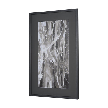 Stratum II by Natalia Boychenko-Tariq Hand-Embellished Textured Framed Artwork Matted under Glass from Mercana - Luna Furniture