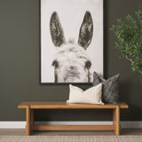 Jalia Cream and Black Cotton Decorative Square Pillow Cover from Mercana - Luna Furniture