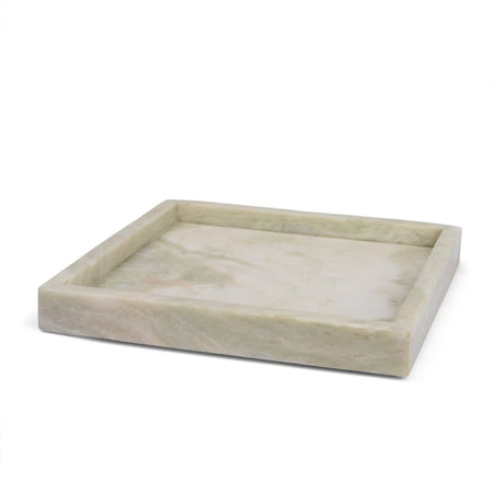 Stratus Gray Marble Square Decorative Tray from Mercana - Luna Furniture