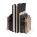 Corte Mixed Marble Stacked Bookends from Mercana - Luna Furniture