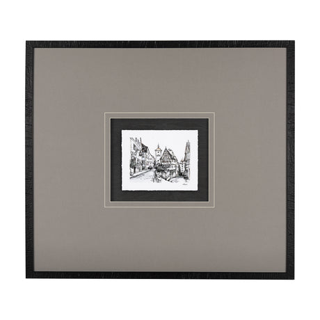 Travel memories I by Natalia a Framed Art Print Matted under Glass from Mercana - Luna Furniture