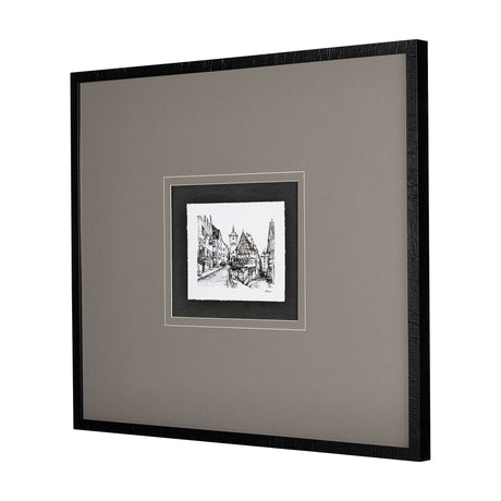 Travel memories I by Natalia a Framed Art Print Matted under Glass from Mercana - Luna Furniture