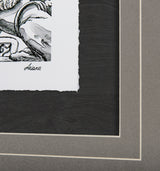 Travel memories III by Natalia a Framed Art Print Matted under Glass from Mercana - Luna Furniture