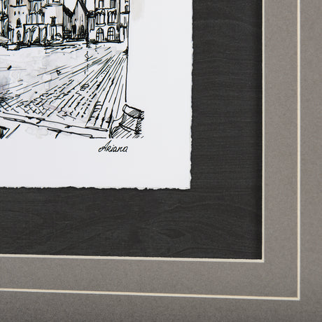 Travel memories IV by Natalia a Framed Art Print Matted under Glass from Mercana - Luna Furniture