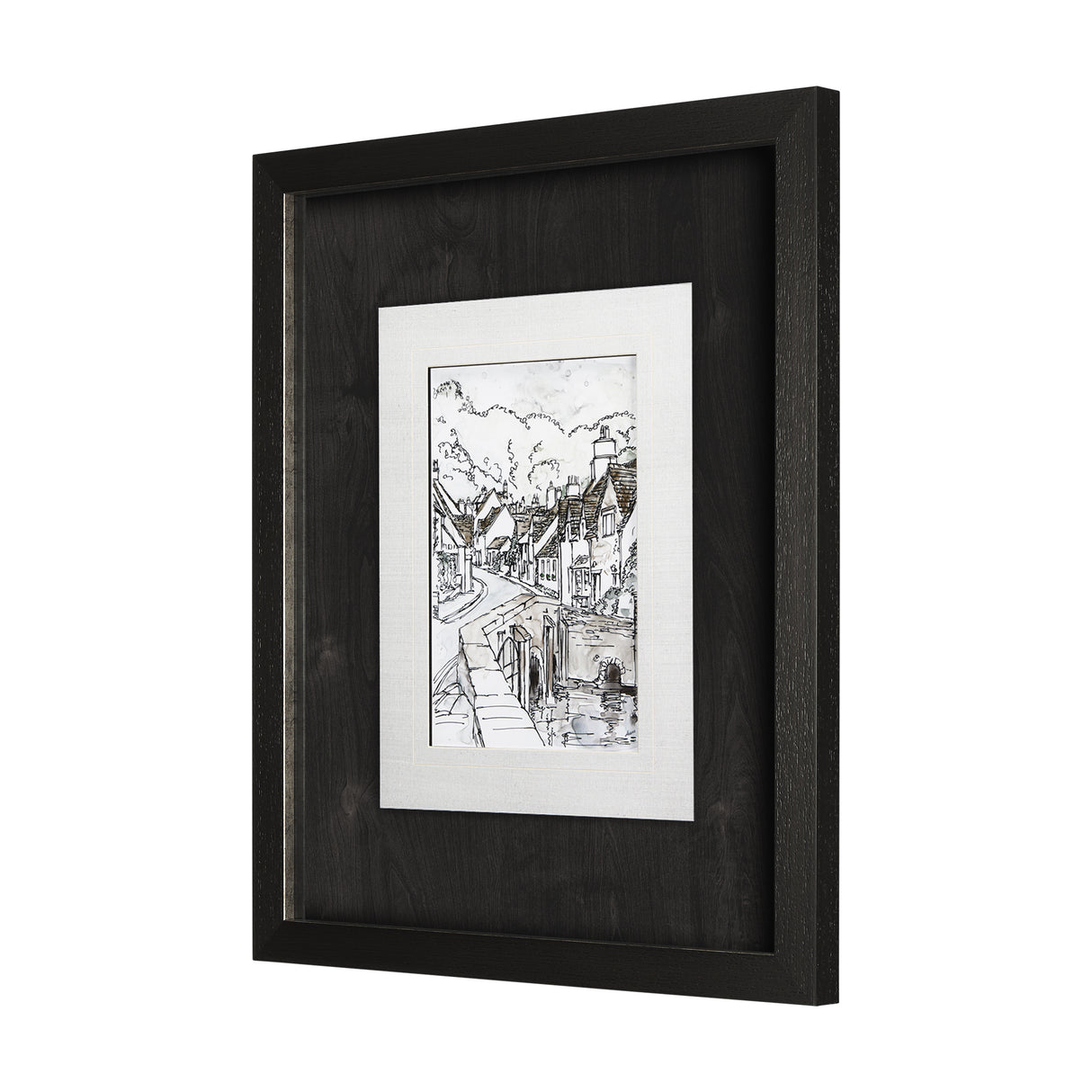 Travel memories VI by Natalia a Framed Art Print Matted under Glass from Mercana - Luna Furniture