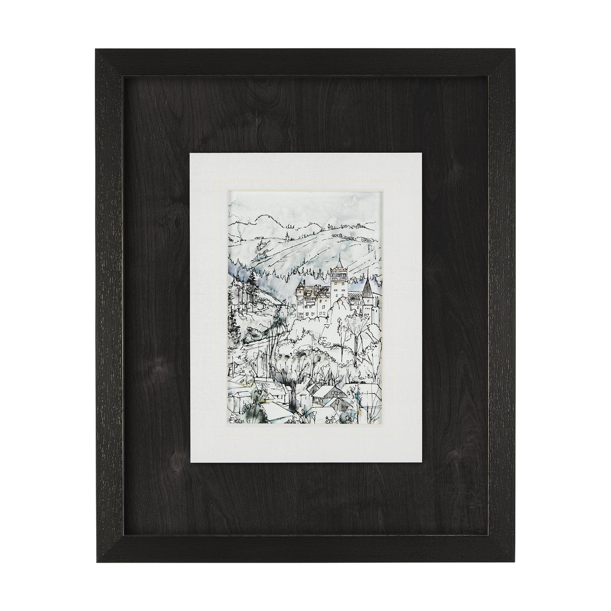 Travel memories VII by Natalia a Framed Art Print Matted under Glass from Mercana - Luna Furniture
