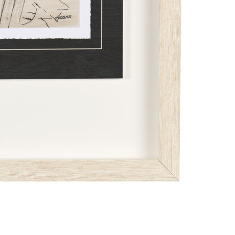 Fireside I by Mercana Studio a Hand Embellished Textured Framed Art Print Matted under Glass from Mercana - Luna Furniture