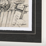 Fireside I by Mercana Studio a Hand Embellished Textured Framed Art Print Matted under Glass from Mercana - Luna Furniture