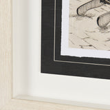 Fireside III by Mercana Studio a Hand Embellished Textured Framed Art Print Matted under Glass from Mercana - Luna Furniture