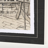 Fireside III by Mercana Studio a Hand Embellished Textured Framed Art Print Matted under Glass from Mercana - Luna Furniture