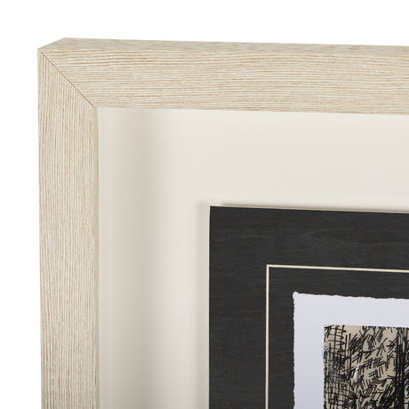 Fireside IV by Mercana Studio a Hand Embellished Textured Framed Art Print Matted under Glass from Mercana - Luna Furniture