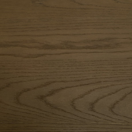 Henry Dark & Light Brown Oak Wood w/ Glass Doors Curio Cabinet from Mercana - Luna Furniture