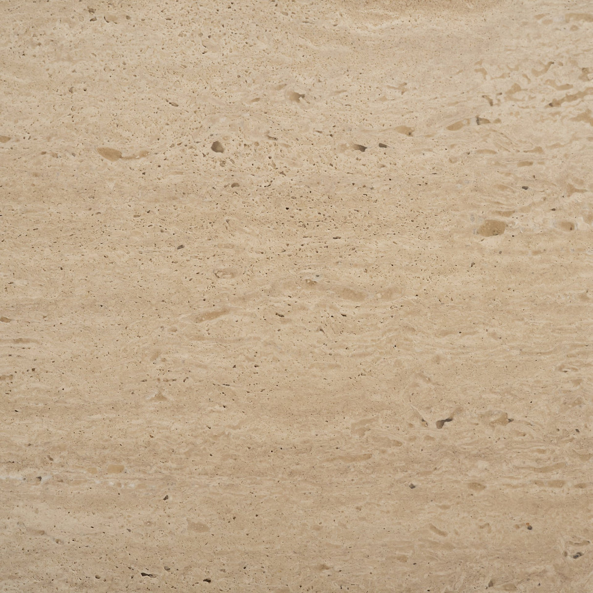 Milos Travertine Top w/ Light Brown Oak Wood Coffee Table from Mercana - Luna Furniture