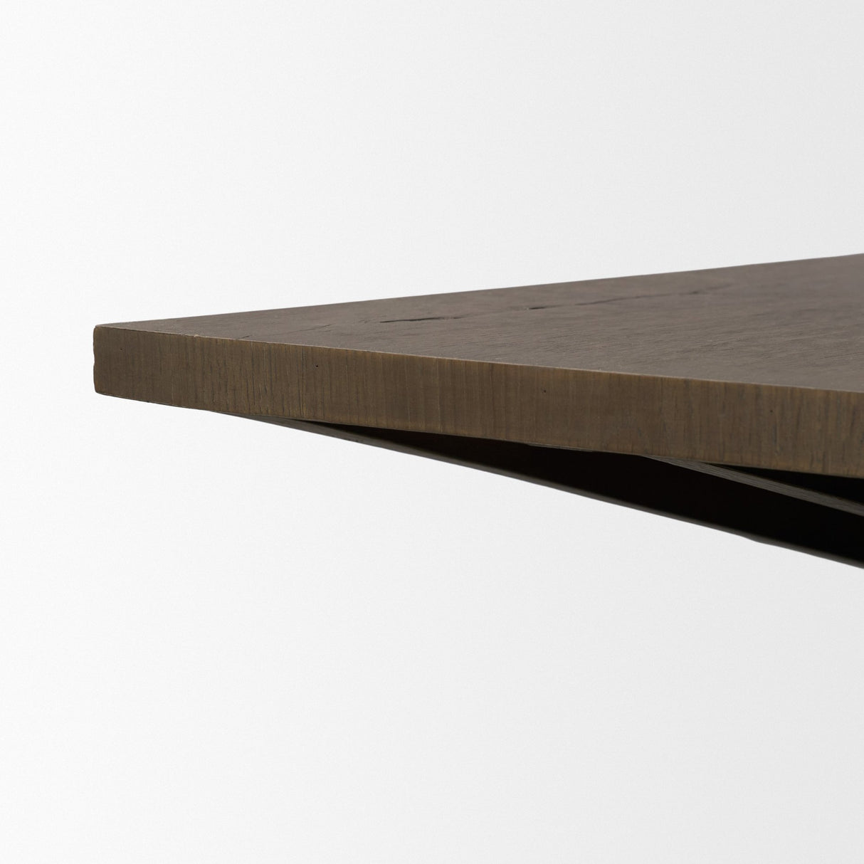 West Mid-Brown Oak Wood Rectangular Coffee Table from Mercana - Luna Furniture