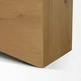 West Light Brown Oak Wood Rectangular Coffee Table from Mercana - Luna Furniture