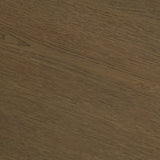 Lyonne 42" Round Medium Brown Oak Wood Pedestal Dining Table from Mercana - Luna Furniture